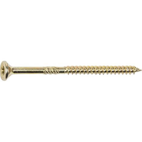 Schmid Schrauben Holzbauschrauben 4.0 x 60 mm TX 20 Senkkopf - 200 Stück Spanplattenschrauben & Holzbauschrauben