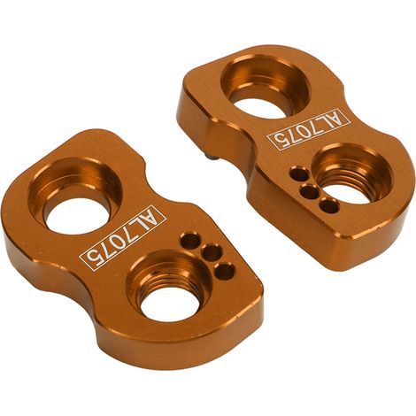 Paar V-Brake-Verlängerungssattelstützen für Falträder, kompatibel mit 14/16 Zoll und 16/18 Zoll Rädern, Raddurchmesser 406/451, gold. (1/5)