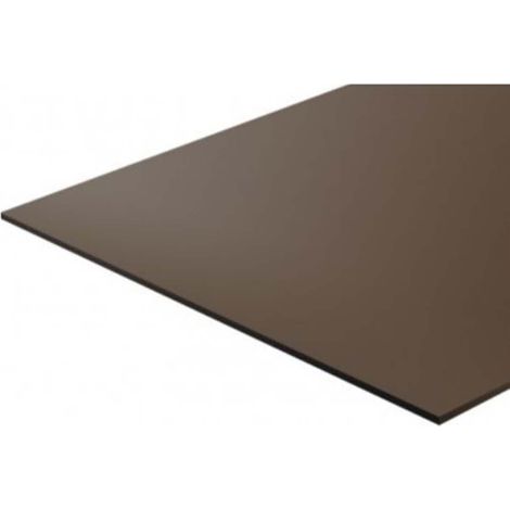 Rs Pro – Plaque SRBP marron 420mm x 297mm x 1.6mm – Matériau SRBP pour environnements jusqu'à +90°C – Panneau de bardage composite