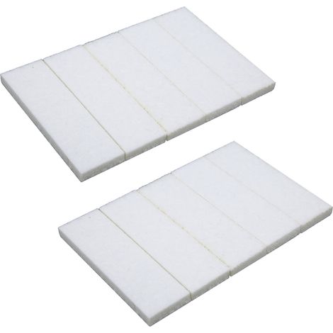 10 Pièces Ruban Solide Grande Absorption Liquide Outil de Finition Bord Cuir pour Application (1/5)