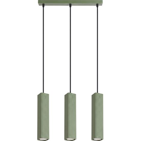 Pendelleuchte RAYO 3L olivgrün Aluminium 3xGU10 45cm Sollux (1/5)
