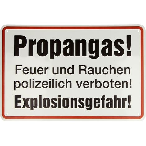 Panneau ’’Propangas’’ 200 x 300, aluminium
