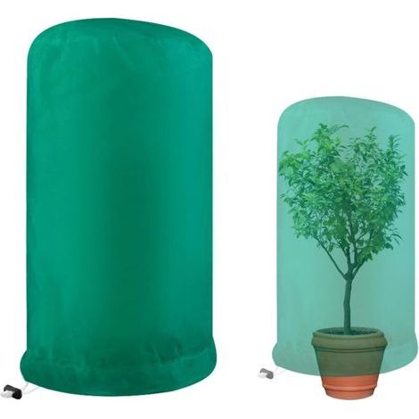 Reusable Winter Plant Cover, Protective Cover for Plants, Winter Plant Cover with Drawstring and Zipper, Winter Cover for Protecting Plants from Frost and Insects (1/5)