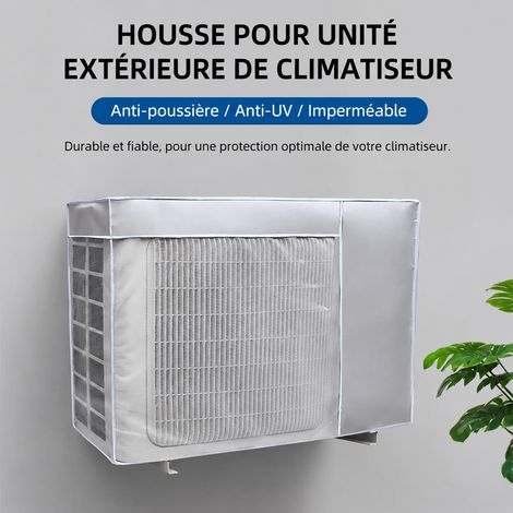 Housse de protection pour unité extérieure de climatiseur 1P (722657)cm sans retrait polyester 500 g 1p 72 26 57 500 g – Livraison gratuite (1/5)