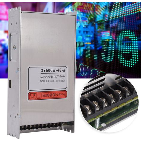 Schaltnetzteil für die Beleuchtung einer Graviermaschine, 600 W, 48 V, 12 A (1/5)