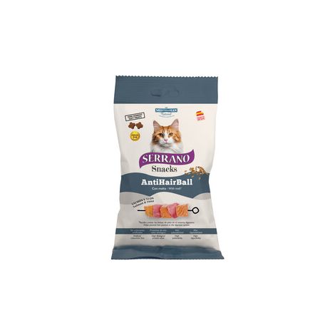 SERRANO SNACK GATTO 50G HAIRBALL SALM/TONNO 12 PZ