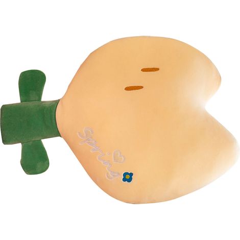 Oreiller à fleurs, simulation, mignon, dessin animé, poupée à fleurs, oreiller en peluche, jaune, taille L