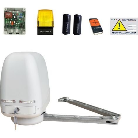 Kit Automazione Cancello 1 Mono Anta Battente Braccio Articolato 230v 220v Snodo