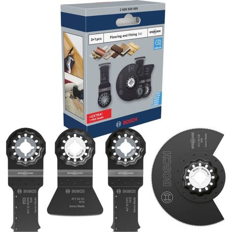 BOSCH 2.608.669.089 (4pc) Flooring & Fitting set