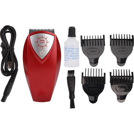 Taille-Beard - Tête Rotative 360° - Batterie Li-ion Intégrée - Protection Décharge Intellectuelle - Nettoyage Facile Tête Détachable - Pour Homme - 1 Pièce (1/5)