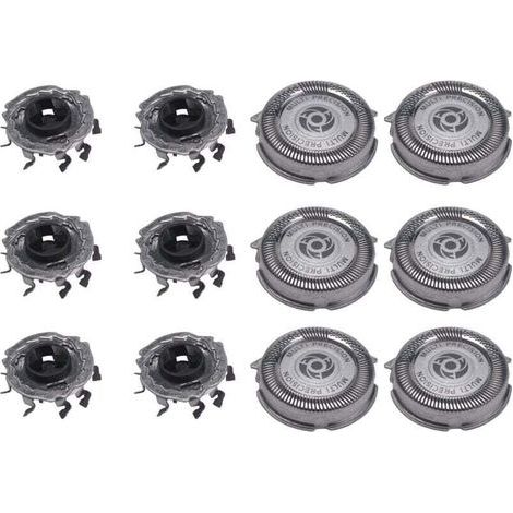 Juego de 6 cabezales de repuesto con cuchillas multiprecisión compatibles con maquinillas de afeitar de la serie 5000 S5000 S5420 S5380 S5351 (1/4)