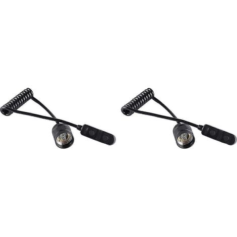interrupteurs à distance compatibles avec les lampes torches Convoy L21B, S21B et S21A, tête réglable de 40 à 85 cm. (1/4)