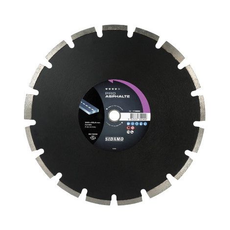 Disque diamant Pro Asphalte - 300 - 3,2 - 10 - 25,4 / 20 (1/2)