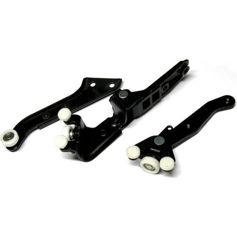 Kit de 3 glissières de porte latérale coulissante droite pour VW T5 (2003-2009).