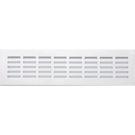 Griglia di ventilazione in alluminio laccato, 30 x 8 cm FEPRE