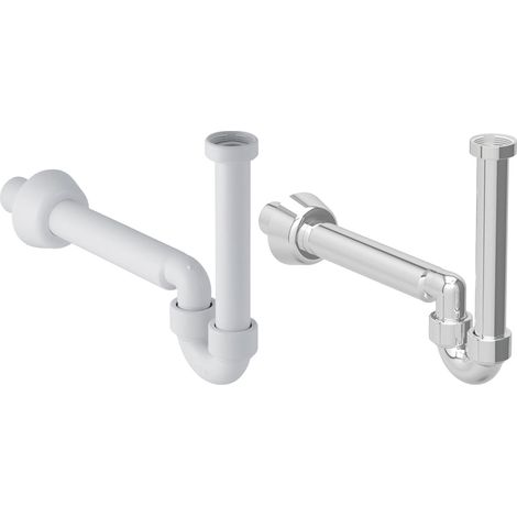 Sifone curvo per bidet  "S" 1.1/4X40 colore bianco - Geberit