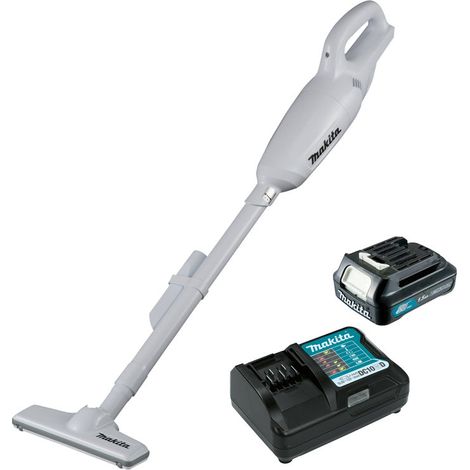 Aspirapolvere a scopa CXT ® MAKITA CL106FDWYW - 12V Li-Ion - 1,5 Ah - 31 mbar - 1 batteria + caricabatterie (1/4)