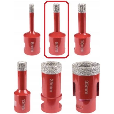 Scie diamant Modeco Expert 8mm vitesse max 12000 rpm (1/3)