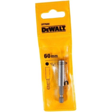 Dewalt – Porte-embout de visseuse DT7500 – Longueur 60 mm – Embouts magnétique pour vissage rapide en série – Acier haute performance