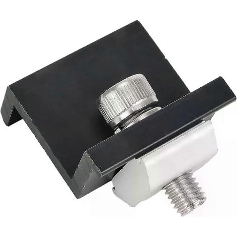1 Stück Endklemme/Mittelklemme zur Befestigung von Solarmodulen, PV-Endklemme, Aluminiumlegierung AL6005-T5, NimM825, Edelstahlschrauben SUS3-JXLGV (1/5)