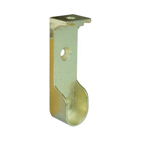 REGGITUBO ARMADIO OVALE LATERALE A SOFFITTO - ZAMA OTTONATO TUBO MM 30X15- 20 pezzi