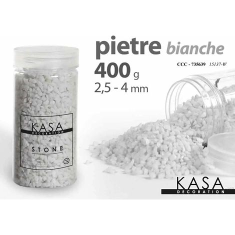 Pietre bianche decorative in barattolo 400 g