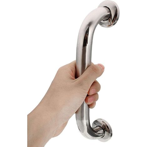 2 PCS accoudoirs de salle de bains en acier inoxydable, poignées de soutien de sécurité pour les personnes handicapées, les personnes âgées, porte - serviettes anti - rouille et antidérapant, pour sal