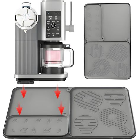 Confezione da 3 tappetini antiscivolo in silicone per gelatiera Ninja Swirl Creami 13 in 1 e gelatiera soft serve, accessori e contenitori Creami Pint  Antiurto, multifunzionale, resistente, facile da