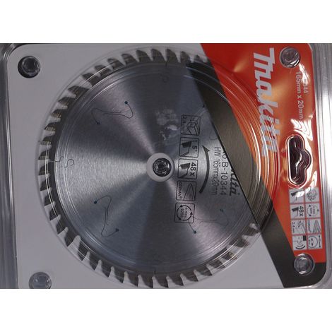 Lame de scie Makita 165x2 4x20 0 mm Z48