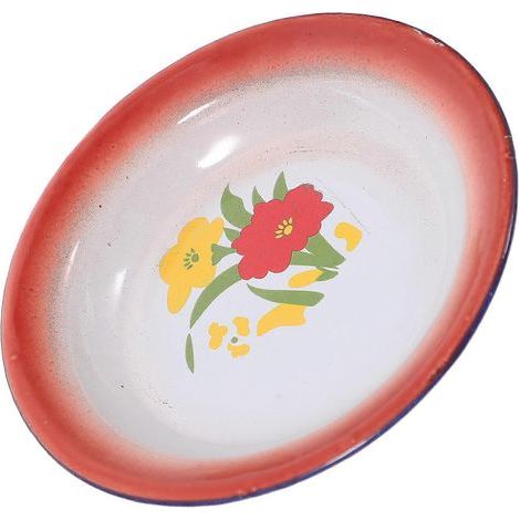 Emaillierter Vorspeisenteller im chinesischen Stil, Serviertablett, Geschirr – 14 x 14 x 1,9 cm (1/3)