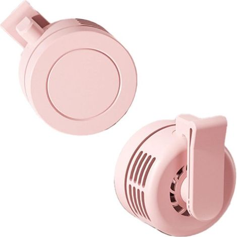 Mini silenzioso ventilatore senza pale, clip, serie rosa, ventilatore vortice a tre velocità regolabili ventilatore portatile per i viaggi dentro e fuori l'ufficio (1/5)