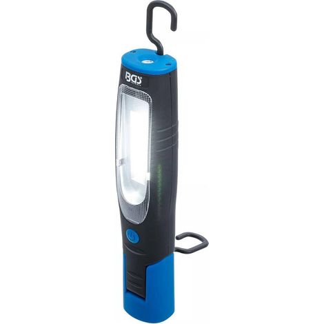 Lampe d'Atelier Rechargeable COB-LED - 10,4 x 8,7 x 30,2 cm - Aimant et Crochet Intégrés - Éclairage Puissant - D-Work (1/5)