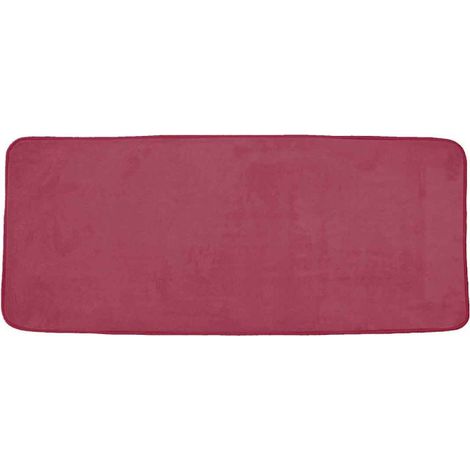 Tapis de Bain Microfibre "Vitamine" 50x120cm Framboise (1/3)