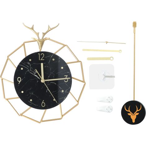 murale décorative de luxe légère en forme de tête de cerf (1/5)