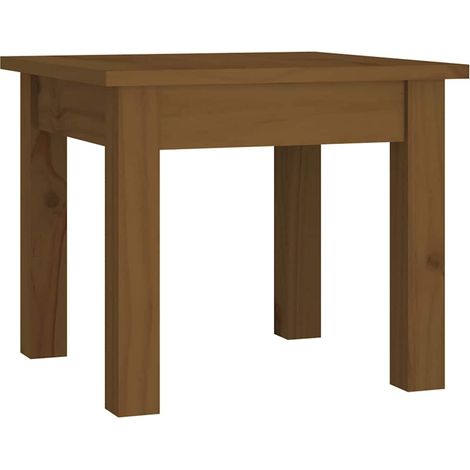 Maison Exclusive - Mesa de centro madera maciza de pino marrón mi (1/5)