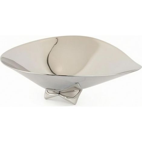 Morne Fruit Bowl on Stand, Decorative Bowl on Stand, Minimalist Decorative Tray for Hotel (1/5)