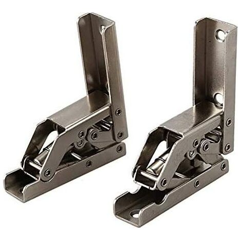 2pcs 90° 90° Folding Hinge Easy Installation Conversion 180° Dining Table Support Hidden Table Hidden Flip Hinges (1/5)