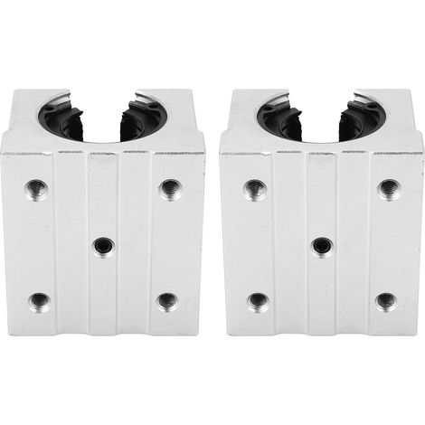 Verschleißfeste offene Gleitkugellagerblöcke aus SBR25UU-Aluminiumlegierung für industrielle Linearbewegungen (1/5)