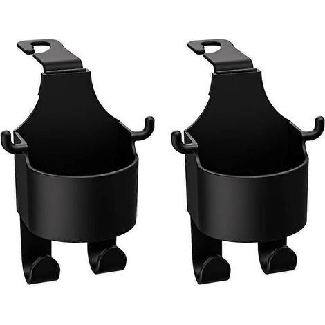 2x Porte-gobelet de voiture, porte-téléphone portable, porte-boissons, poubelle, aération, chaise, porte arrière, accoudoir, boîte multifonctionnelle (1/4)