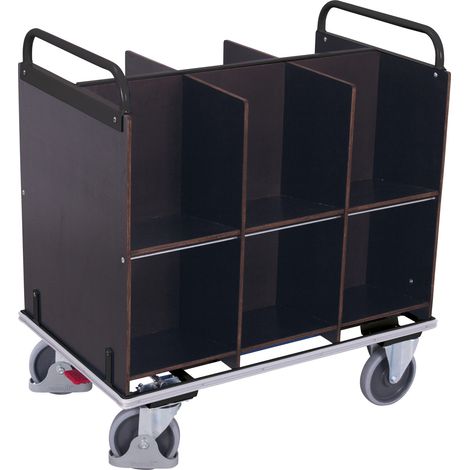 VarioFit Aktenwagen 12 Fächer RAL 7016 (1/4)
