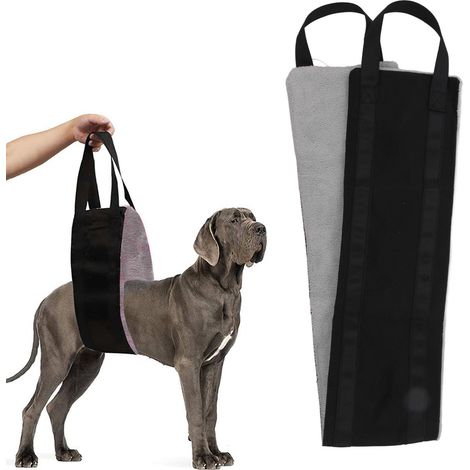 Harnais de Soutien pour Chiens, Oxford Cloth, Support Simple et Efficace pour la Mobilité, Grey (1/5)