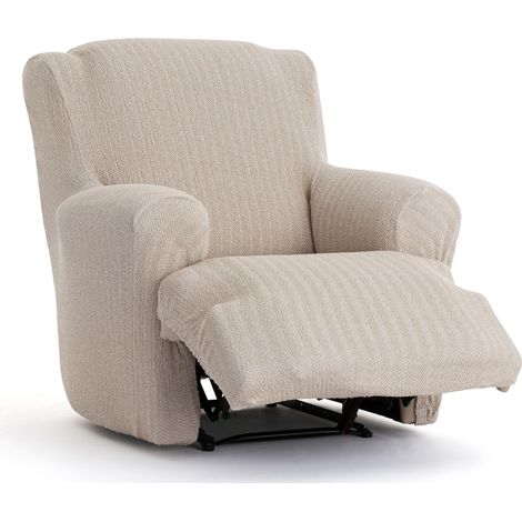 Housse pour Fauteuil Pieds Ensemble de Relaxation bi-élastique, Respirante et Facile à Placer – Housse de Fauteuil Pieds Ensemble de Relaxation Couleur Lin avec Mousse de Fixation (1/5)