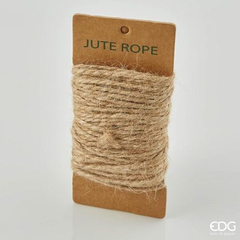 EDG Enzo De Gasperi Spago Iuta D 3 Mm 25 Mt 80 Gr Colore Natural in Matassa