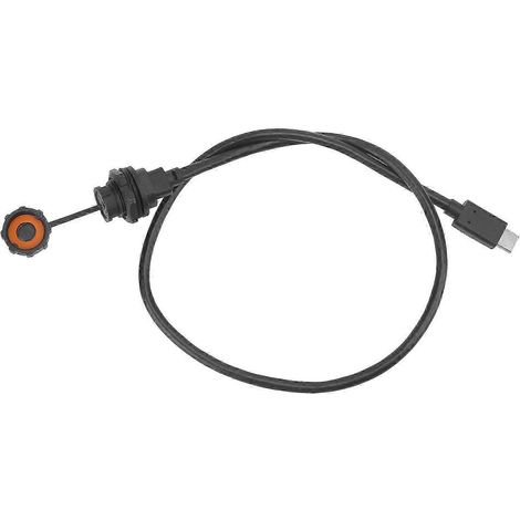 Wasserdichter USB-Typ-C-Anschluss IP68, weiblicher und männlicher Stecker mit 0,5 m Kabel, Modell E10TPC-BF-F/TPC-AM, robuster Outdoor-Adapter. (1/5)