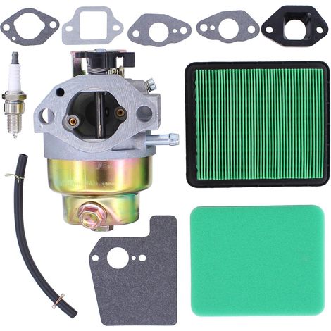 Vergaser-Reparatursatz mit Luftfilter, Zündkerzendichtung, Benzinschlauch, Vorfilter und Gummidichtung für Honda HRB 476C, HRB476C, HRB 536C, HRX 426, HRX426, HRX 476 C, HRX476C und HRB 476C Rasenmähe