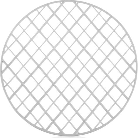 Tapis d'évier rond gris, 32,5 cm - Protège et antidérapant (1/5)