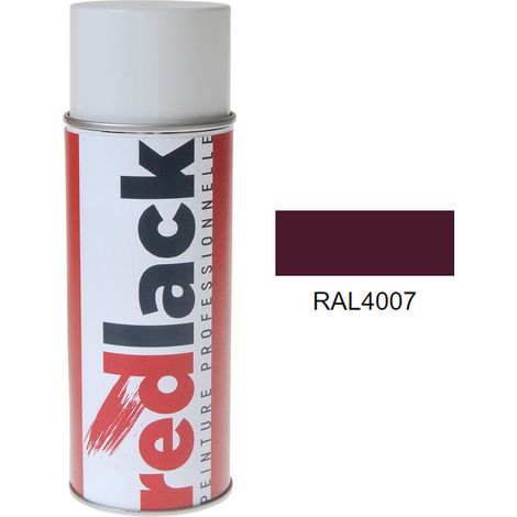 Bomboletta di Vernice spray 400ml – RAL 4007 – Viola porpora – opaca – multisupporto – Redlack