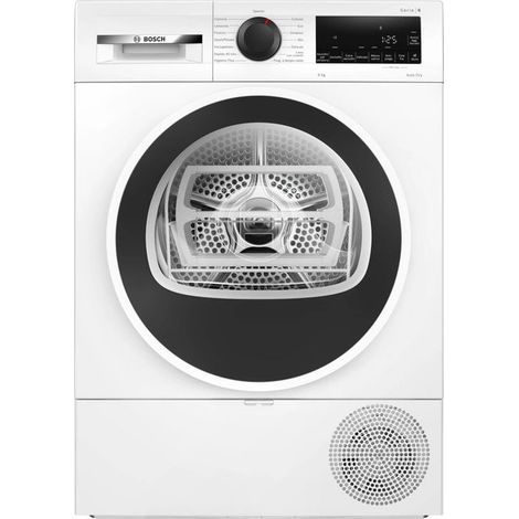 Bosch Serie 6 WQG243D8IT Asciugatrice a pompa di calore 9 kg Bianco (1/2)