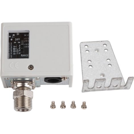 Interrupteur de pression 20 kg, noyau tout cuivre IP40, pour chaudière sèche-linge refroidisseur d'eau, connecteur 1/4 pouce, AC125V AC250V