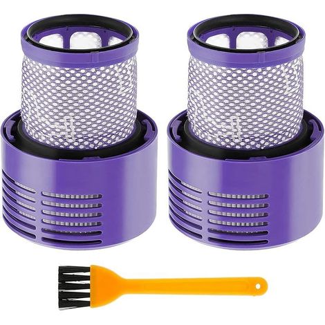 2er-Pack Ersatzfilter für Dyson Staubsauger der Serien V10 Cyclone, V10 Absolute, V10 Animal, V10 Total Clean, V10 Motorhead und SV12, Ersatzteilnummer 969082-01, waschbar und wiederverwendbar (1/5)